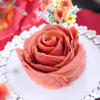 RÓŻA Z NALEŚNIKÓW- NA DZIEŃ BABCI LUB WALENTYNKI