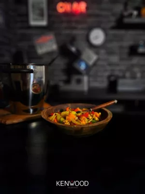Kurczak z warzywami szybki obiad w Kenwood