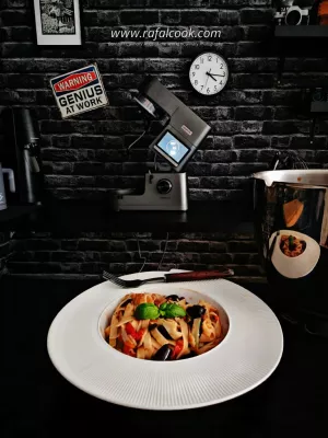 Tagliatelle alla puttanesca w Kenwood XL