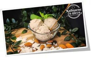 Fit Wegańskie Lody Migdałowo -Kokosowe z Bananem (Ninja Creami NC300EU)