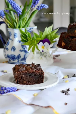 Brownie z masłem orzechowym bez mąki