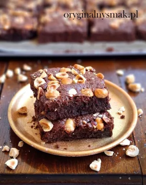 Brownie z orzechami laskowymi