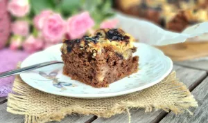 Ciasto wymieszane z mascarpone