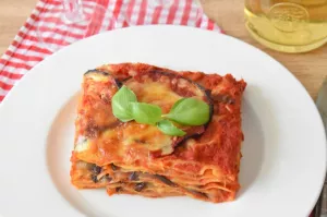 Lasagne z bakłażanem alla parmigiana