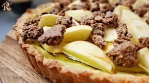 Tarta z jabłkami i galaretką. Chrupiąca tarta SnapDragon