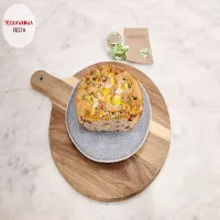 Ciasto bananowe z śliwką, gruszką i słodyczami bez cukru