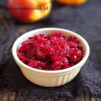 Buraczki z jabłkiem na zimno