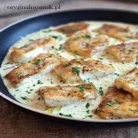 Halibut w sosie porowo-musztardowym