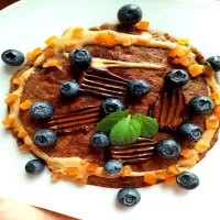 Białkowy omlet z nutą piernika