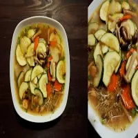 Zupa miso z grzybami shimeji