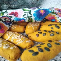 Bułeczki dyniowe, orkiszowo-owsiane