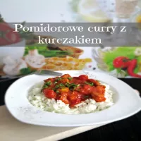 Pomidorowe curry z kurczakiem i mleczkiem kokosowym