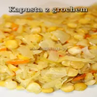 Wigilijna kapusta z grochem