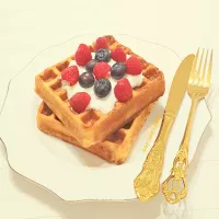 Gofry low carb bez mąki i cukru