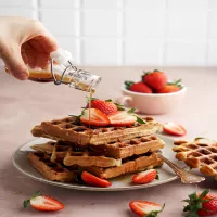 Chrupiące gofry owsiane FIT