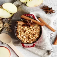 Pieczona owsianka z jabłkami