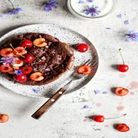 Czekoladowy omlet biszkoptowy (bez mąki)