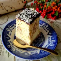 Sernik puszysty na mleku skondensowanym