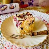 Sernik babuni z wiśniami