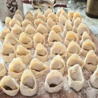 Uszka z mięsem do zamrożenia