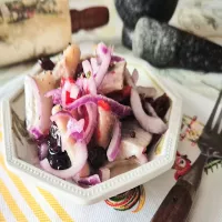 Śledź z żurawiną