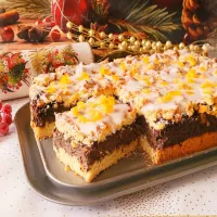 Świąteczny makowiec na kruchym spodzie