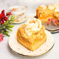 Jabłecznik migdałowy z kruszonką