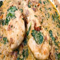 Pierś kurczaka w kremowym sosie