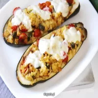 Cukinia faszerowana bez mięsa