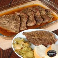 Karkówka pieczona w plastrach