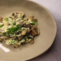 Risotto z pieczarkami