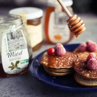 Placuszki bananowe z miodem