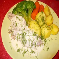 Sos chrzanowy na ciepło do mięs, jajek, wędlin.