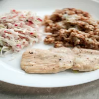 Kotlety z indyka duszone