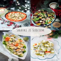 Sałatki ze śledziem