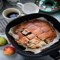 Szybkie ciasto z owocami z airfryer