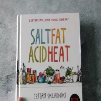 Cudowna książka Salt Fat Acid Heat i pesto z bazylii