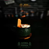 Gorąca czekolada tiramisu, deser w filiżance