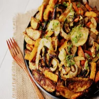 Sałatka z pieczonych warzyw