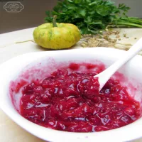 Konfitura z żurawiny bez gotowania