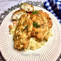 Siekane kotleciki z piersi kurczaka i pieczarek