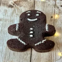 Pan Ciastek brownie – wilgotne świąteczne brownie w formie ludzika