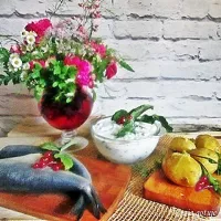 Śledź Iwasi w sosie śmietanowym