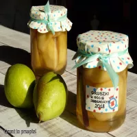 Gruszki w occie jabłkowym na zimę