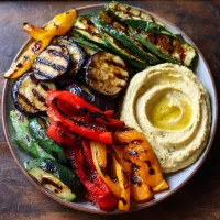 Grillowane warzywa z hummusem – odkryj ich smak!