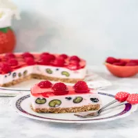 Borówkowo Malinowe Ciasto