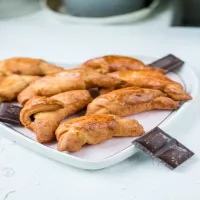 Rogaliki Z Air Fryera ( krucho drożdżowe z czekoladą)