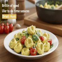 Sos do tortellini, który jest gotowy szybciej niż sam makaron – genialny patent na obiad