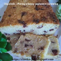 Jagielnik - Pieróg z kaszy jaglanej z żurawiną