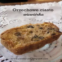 Orzechowo - jabłkowe ciasto WIEWIÓRKA